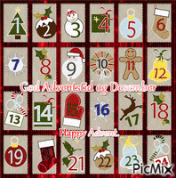 Happy Advent time. Have good Adventand December. - Ilmainen animoitu GIF
