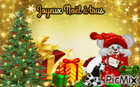 Joyeux Noël à tous - GIF animasi gratis