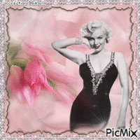 Marilyn Monroe par BBM Gif Animado