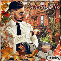 Autumn Coffee animirani GIF