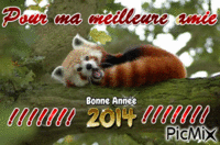 Bonne Année 2014 - GIF animado grátis