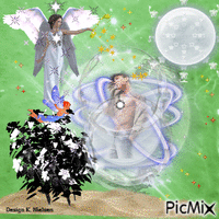 4. moon healing with The Angel0rder of the Silvermoon geanimeerde GIF