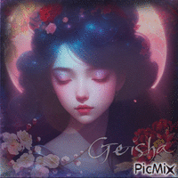 Geisha Dream - GIF animé gratuit