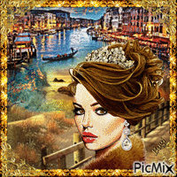 Princess in Venice... GIF animata