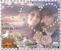 Laura et sa maman - Ingyenes animált GIF