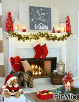 Christmas Room geanimeerde GIF
