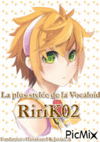 Vocaloid RiriK02 - Free animated GIF