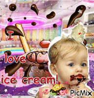 crème glacée - GIF animate gratis