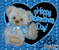 valentine bear animovaný GIF