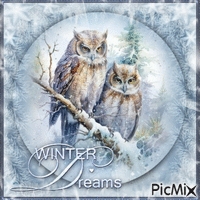 Winter Dreams - GIF animé gratuit