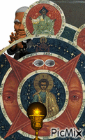 Icono bizantino animovaný GIF