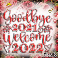 Goodbye 2021 welcome 2022!