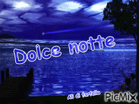 dolce notte - Δωρεάν κινούμενο GIF