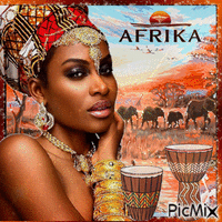 Porträt einer afrikanischen Schönheit