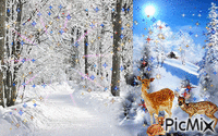 White Christmas - Zdarma animovaný GIF