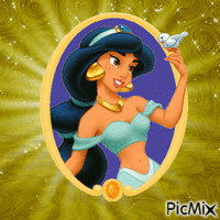 Princess Jasmine animuotas GIF