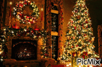 Christmas Room - Besplatni animirani GIF