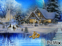 winternight - GIF animado gratis