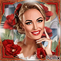 Floral  Art - GIF animasi gratis