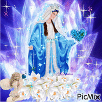 Eclatante Vierge MariE♥ animeret GIF