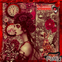 Rojo steampunk - GIF animé gratuit