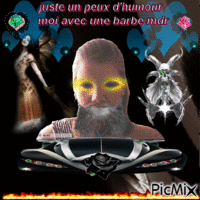 just un peux d'humour moi avec une barbe d'homme mdr - Free animated GIF