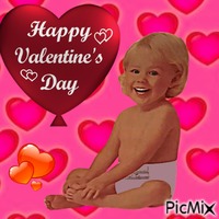 Valentine's Day baby animovaný GIF