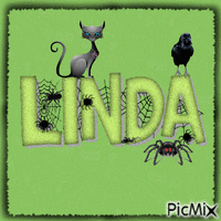 Name. Linda - GIF animado gratis