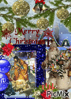MERRY CHRISTMAS animovaný GIF