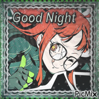Futaba sakura good night анимированный гифка