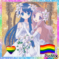 LGBT couple - Безплатен анимиран GIF