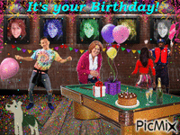 Shirley birthday - GIF animado gratis