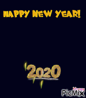 happy new year animovaný GIF