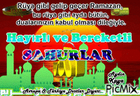 Hayirli Sahurlar animovaný GIF