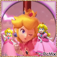 Peach | Nintendo - GIF animasi gratis