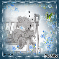 Bears-flowers 动画 GIF