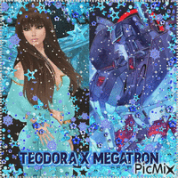 Teodora x Megatron GIF animé