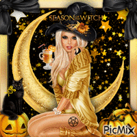 Golden Witch-RM-09-07-23 - Zdarma animovaný GIF
