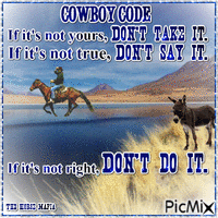 The Horse Mafia - Cowboy Code animovaný GIF