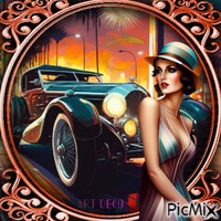 Art Deco. - PNG gratuit