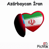 Azärbaycan İran - Darmowy animowany GIF