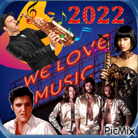 MUSICA & 2022 - GIF animé gratuit