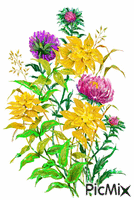 kvety animált GIF
