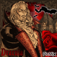Vlad Dracula Tepes animovaný GIF