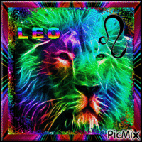 Lion Leo Art - Безплатен анимиран GIF