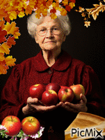 Apple Granny - GIF animé gratuit