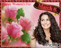 Happy Women's Day - GIF animé gratuit