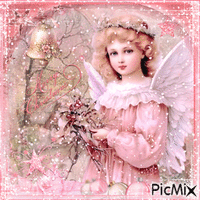 Pink Angel animovaný GIF