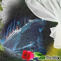 Titanic анимиран GIF
