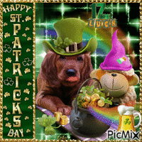 17. March. Happy St. Patricks Day 16 Animiertes GIF